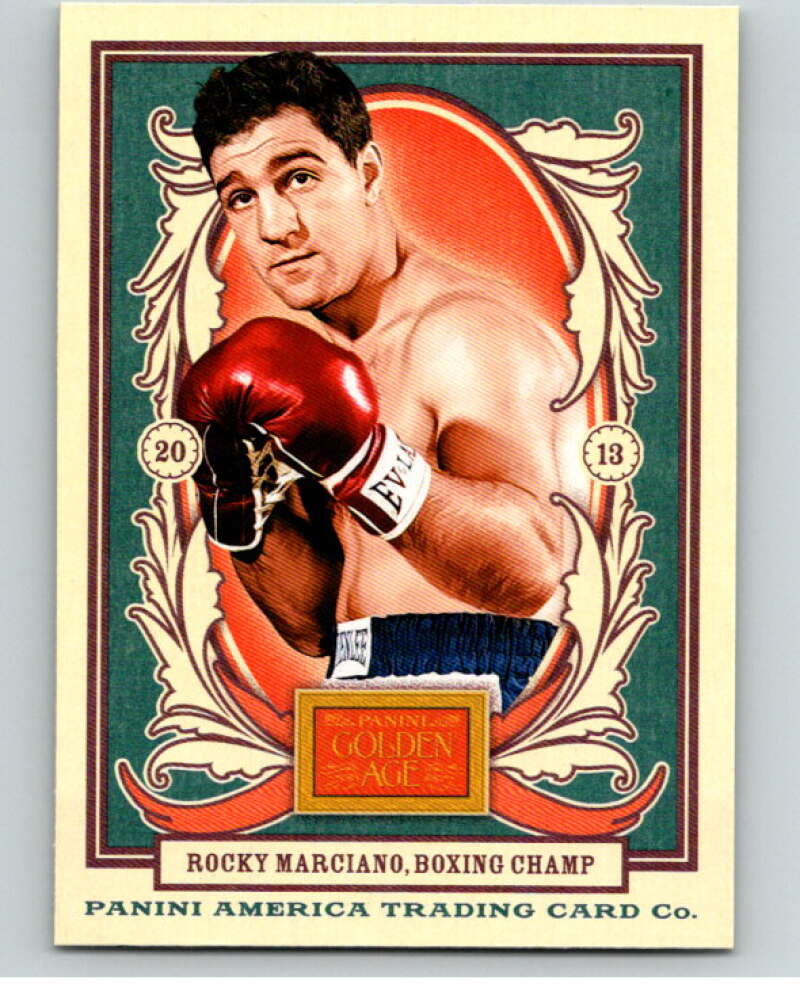 2013 Panini Golden Age #43 Rocky Marciano V87077 Image 1