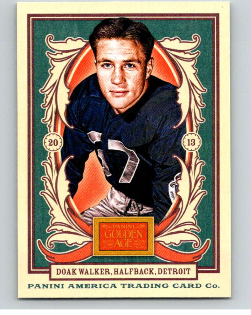 2013 Panini Golden Age #44 Doak Walker V87078 Image 1
