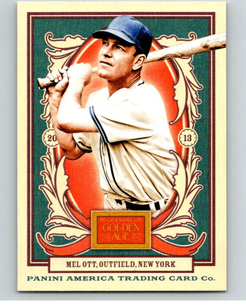 2013 Panini Golden Age #47 Mel Ott V87080 Image 1