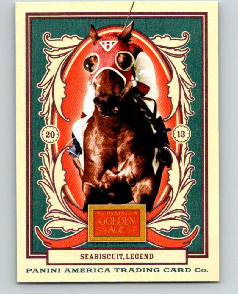 2013 Panini Golden Age #48 Seabiscuit V87081 Image 1