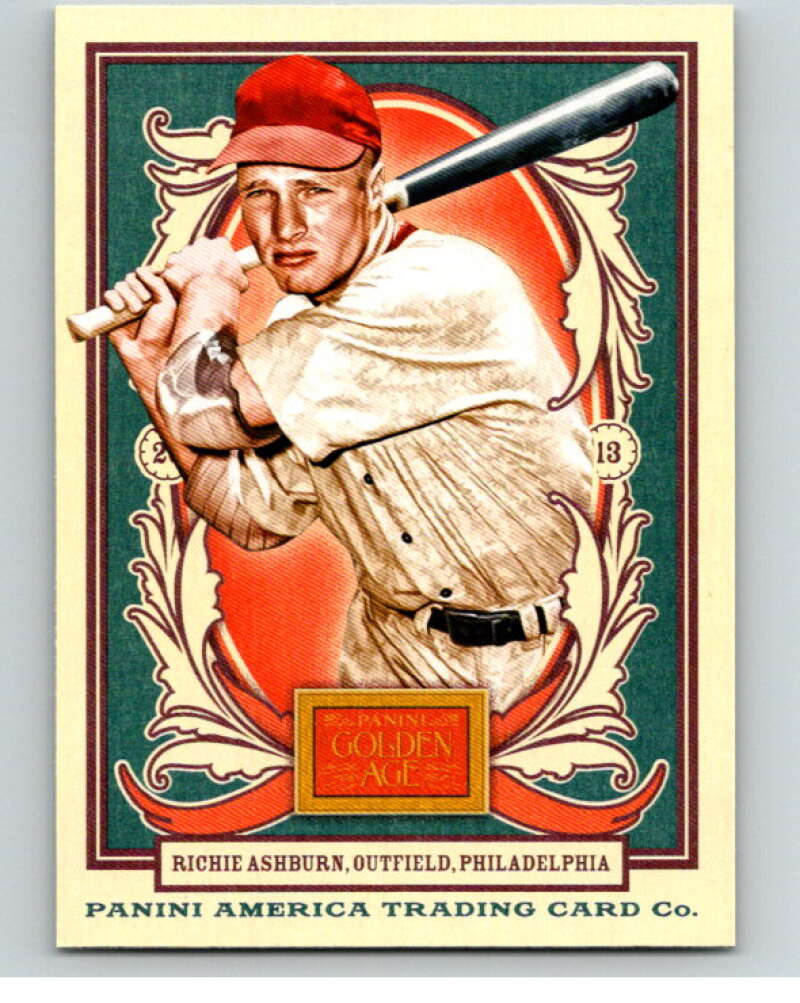 2013 Panini Golden Age #57 Richie Ashburn V87088 Image 1