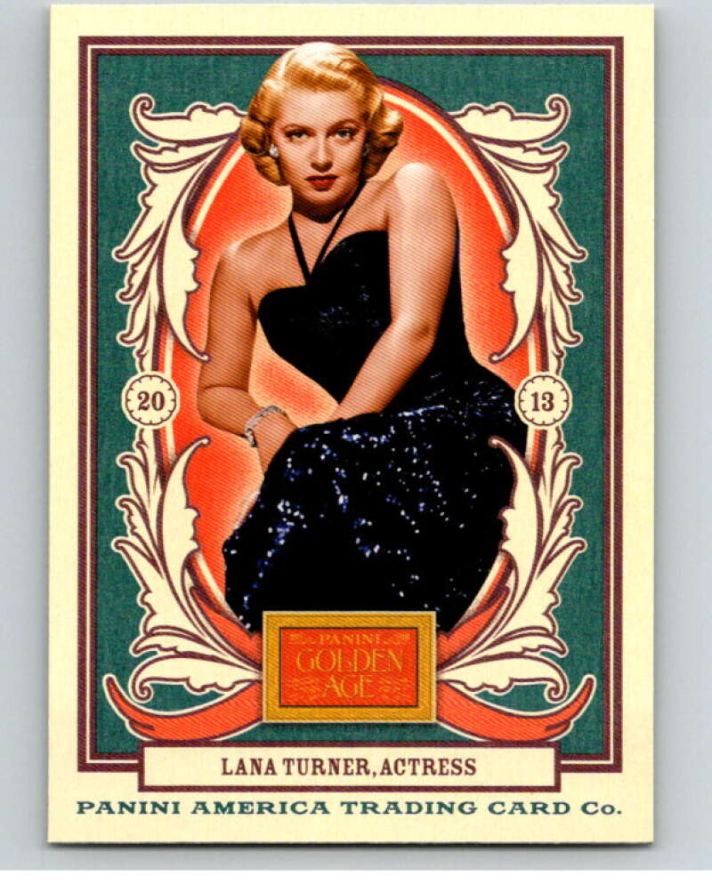 2013 Panini Golden Age #60 Lana Turner V87091 Image 1