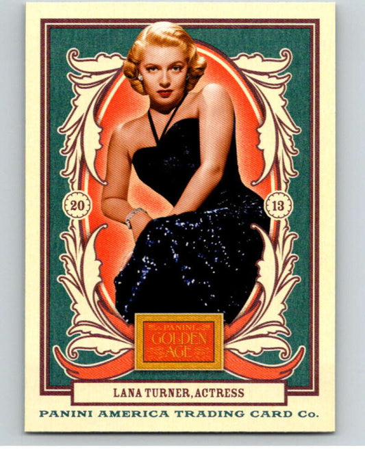 2013 Panini Golden Age #60 Lana Turner V87091 Image 1