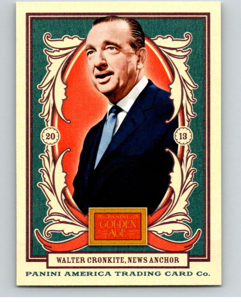 2013 Panini Golden Age #66 Walter Cronkite V87096 Image 1