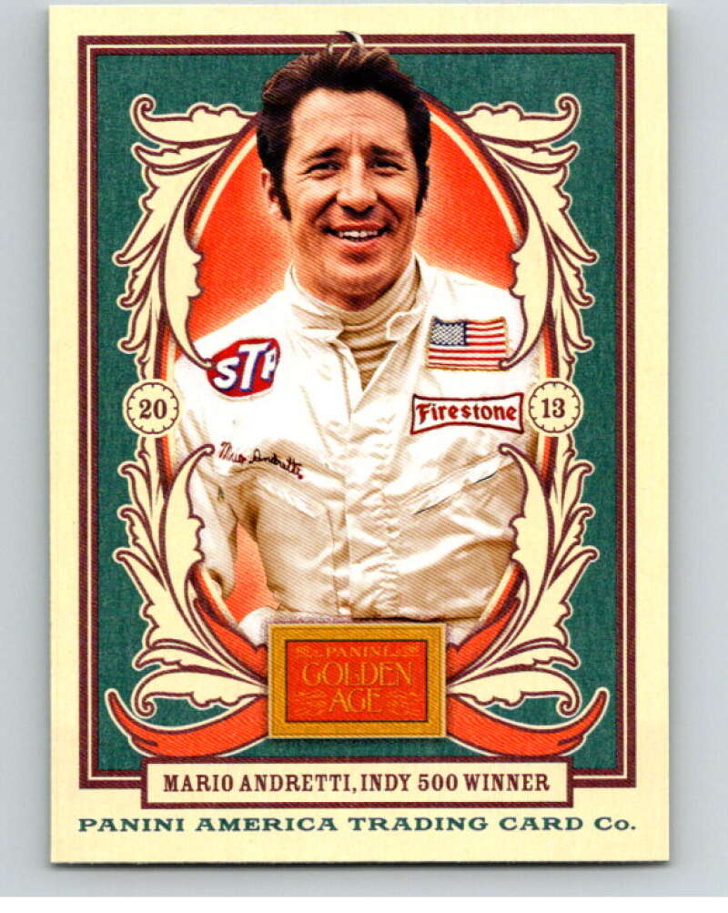 2013 Panini Golden Age #75 Mario Andretti V87106 Image 1