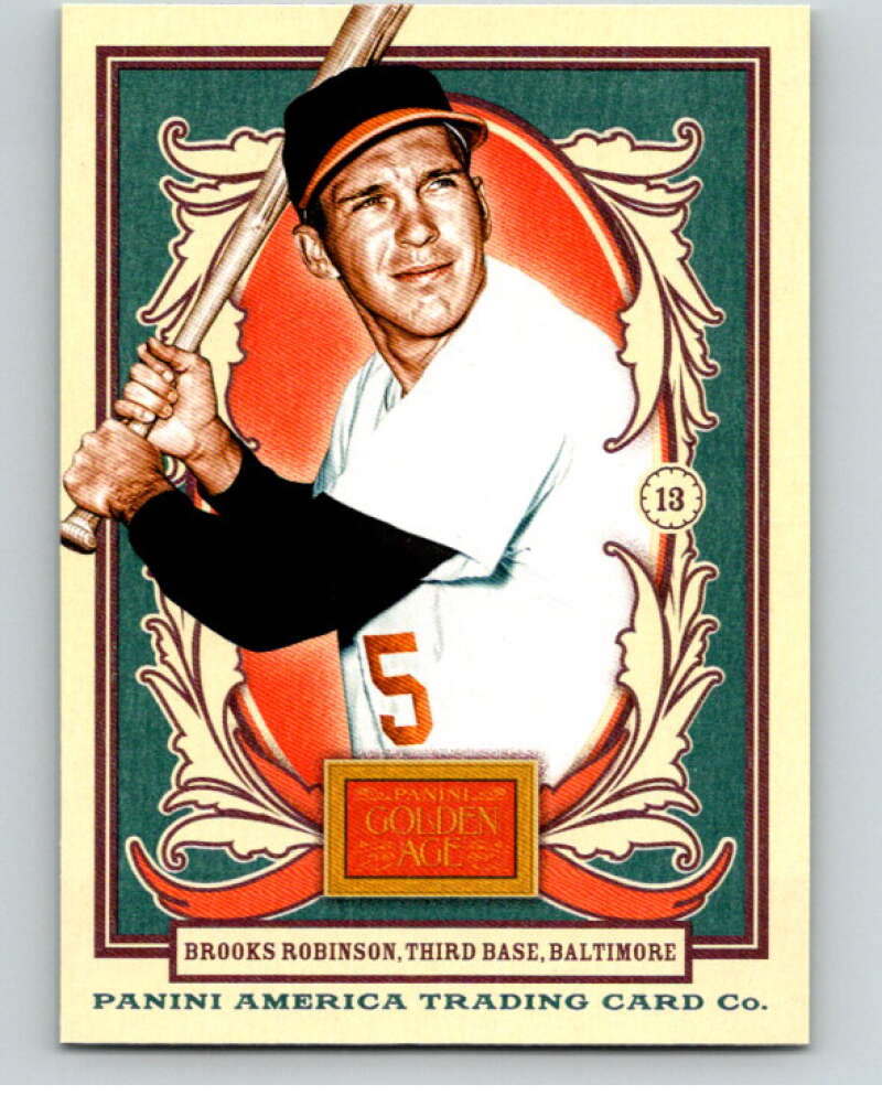 2013 Panini Golden Age #84 Brooks Robinson V87113 Image 1