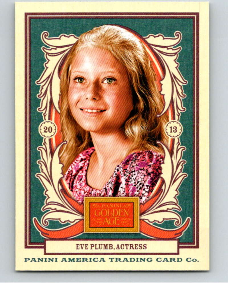 2013 Panini Golden Age #86 Eve Plumb V87115 Image 1