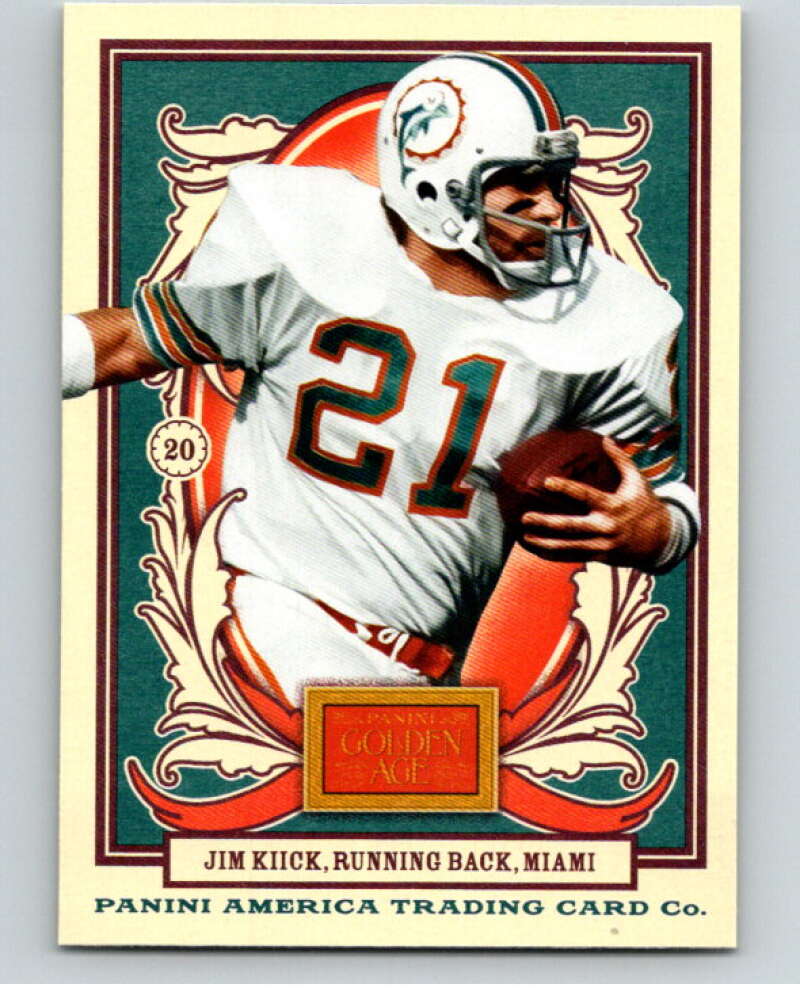 2013 Panini Golden Age #106 Jim Kiick V87128 Image 1