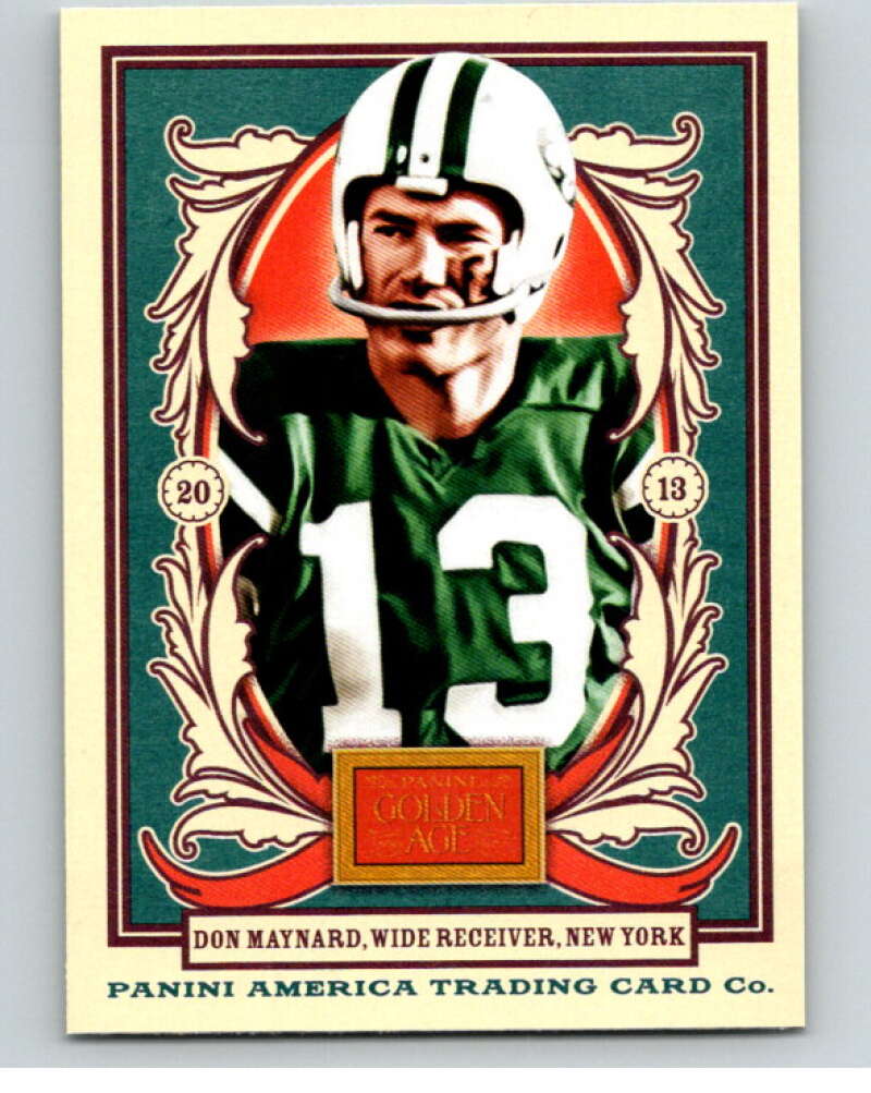 2013 Panini Golden Age #107 Don Maynard V87129 Image 1