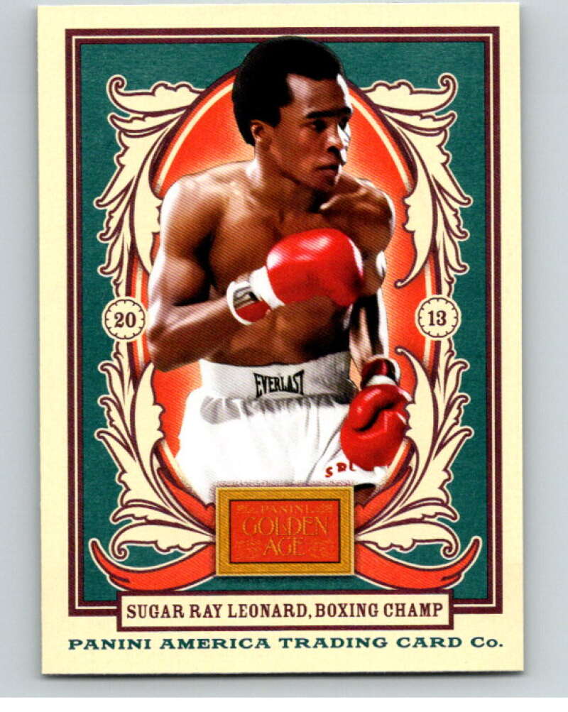 2013 Panini Golden Age #112 Sugar Ray Leonard V87134 Image 1