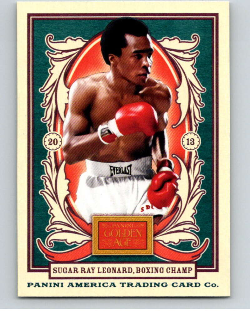 2013 Panini Golden Age #112 Sugar Ray Leonard V87135 Image 1