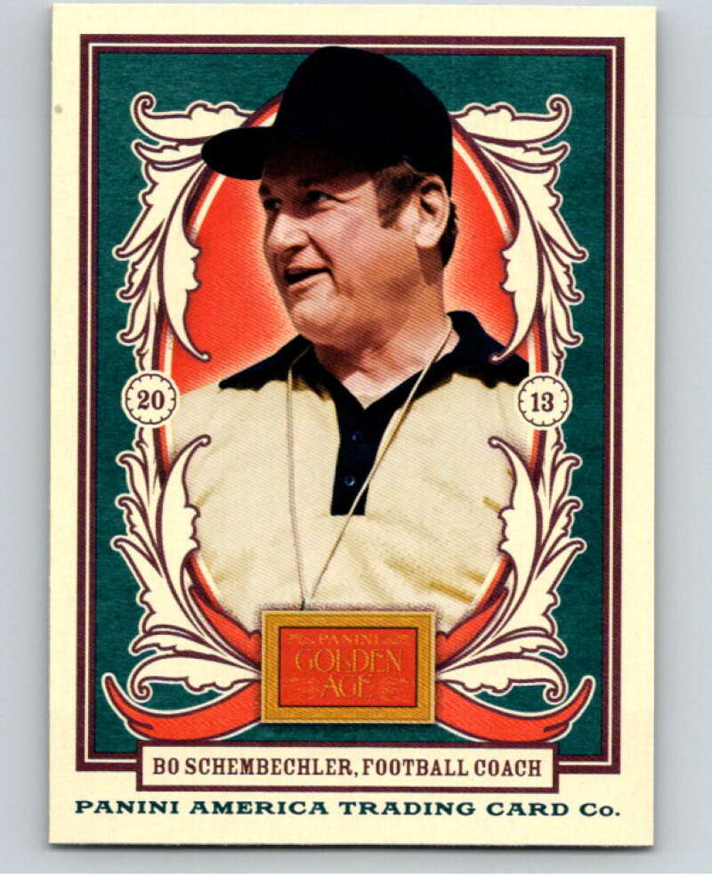 2013 Panini Golden Age #117 Bo Schembechler V87139 Image 1