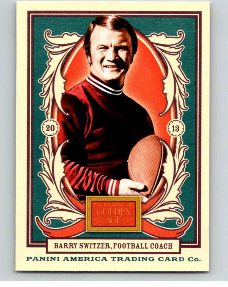 2013 Panini Golden Age #131 Barry Switzer V87152 Image 1