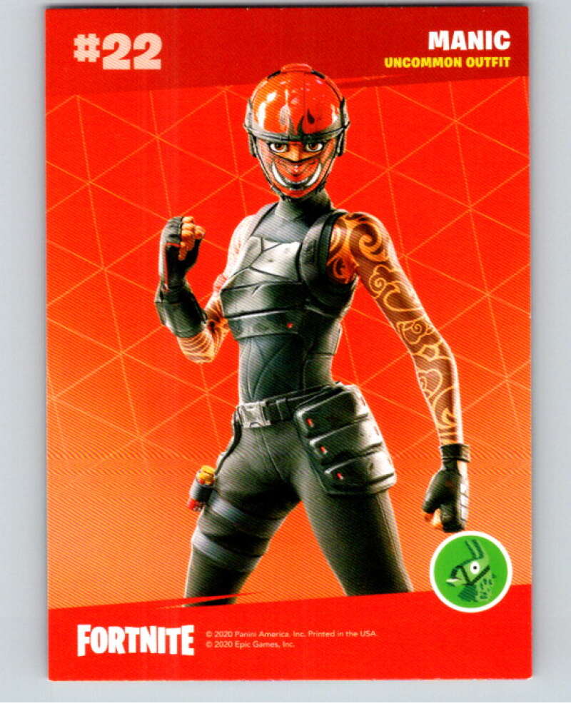 2020 Panini Fortnite Series 2 #22 Manic U V87195 Image 2