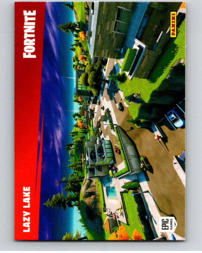 2020 Panini Fortnite Series 2 Maps #M5 Lazy Lakes V87348 Image 1