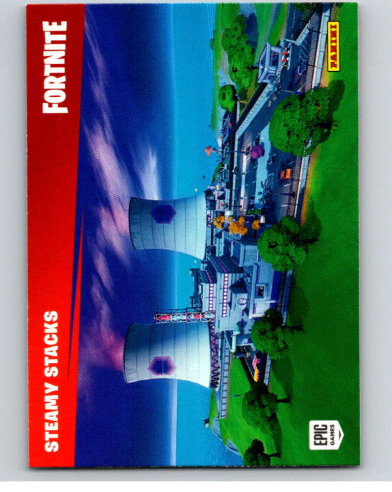 2020 Panini Fortnite Series 2 Maps #M11 Steamy Stacks V87354 Image 1