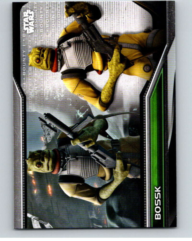 2021 Topps Star Wars Bounty Hunters #B1-5 Bossk The Clone Wars V87417 Image 1