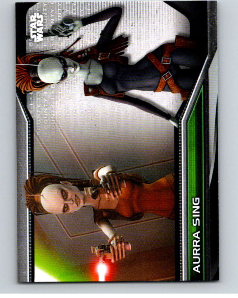 2021 Topps Star Wars Bounty Hunters #B1-7 Aurra Sing The Clone Wars V87420 Image 1