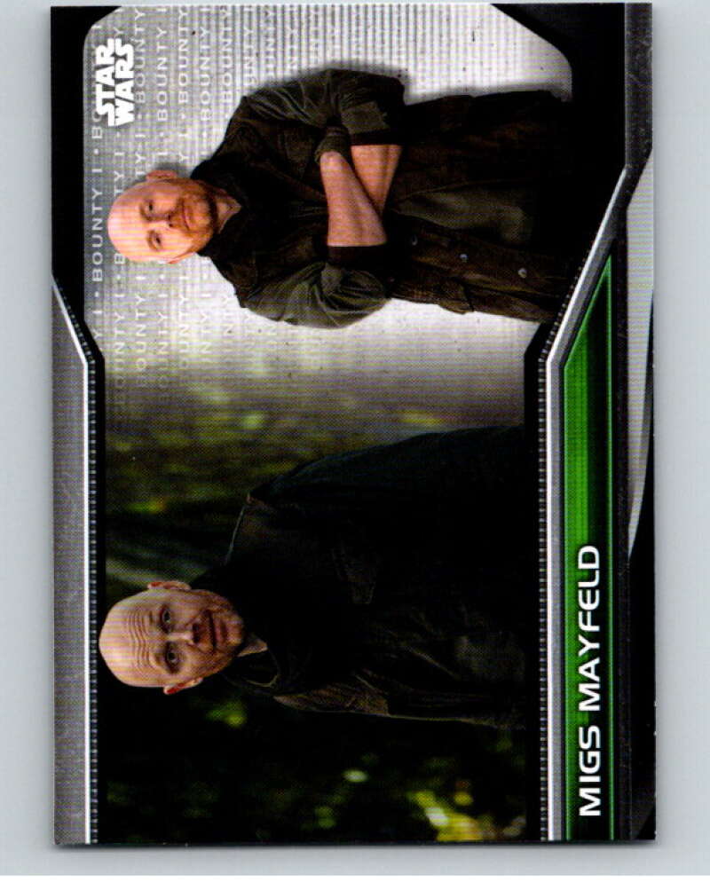 2021 Topps Star Wars Bounty Hunters #B1-32 Migs Mayfeld The Mandalorian V87426 Image 1