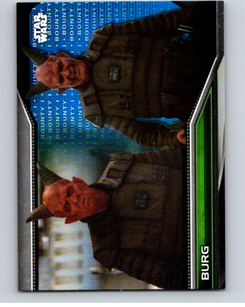 2021 Topps Star Wars Bounty Hunters #B1-35 Burg The Mandalorian V87428 Image 1