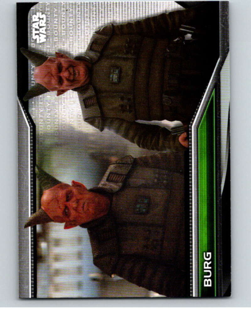 2021 Topps Star Wars Bounty Hunters #B1-35 Burg The Mandalorian V87429 Image 1