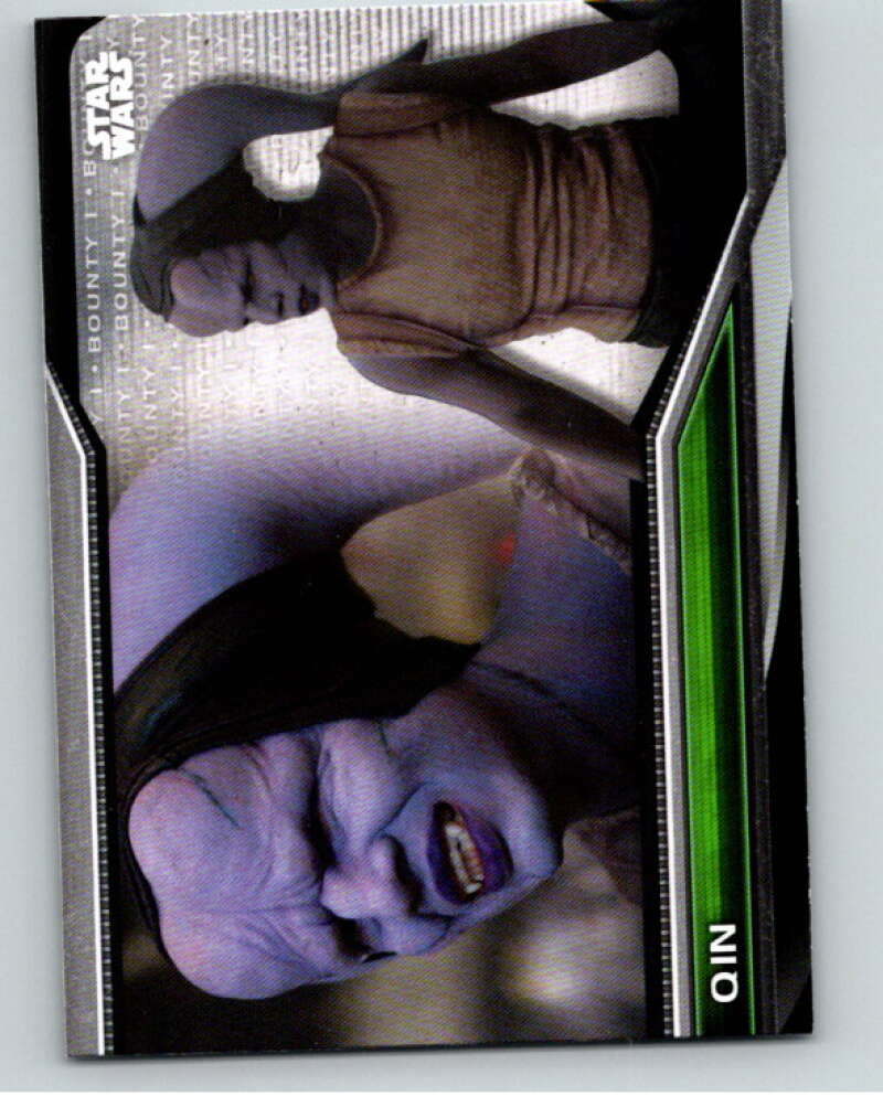 2021 Topps Star Wars Bounty Hunters #B1-36 Qin The Mandalorian V87430 Image 1