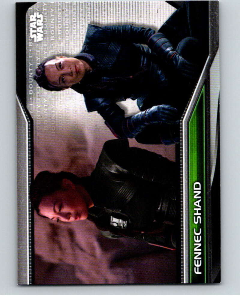2021 Topps Star Wars Bounty Hunters #B1-37 Fennec Shand The Mandalorian V87431 Image 1