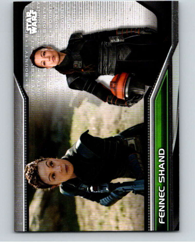 2021 Topps Star Wars Bounty Hunters #B1-38 Fennec Shand The Mandalorian V87432 Image 1
