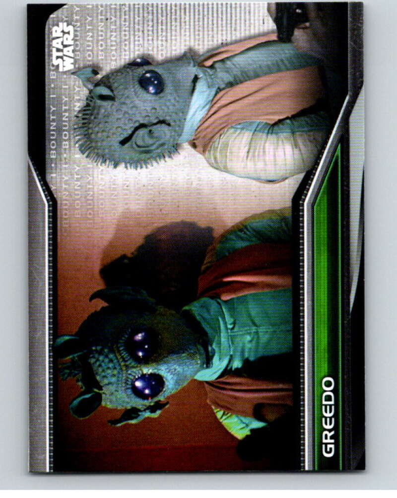 2021 Topps Star Wars Bounty Hunters #B1-45 Greedo A New Hope V87436 Image 1