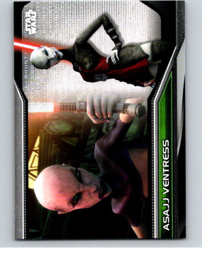 2021 Topps Star Wars Bounty Hunters #B1-47 Asajj Ventress The Clone V87438 Image 1