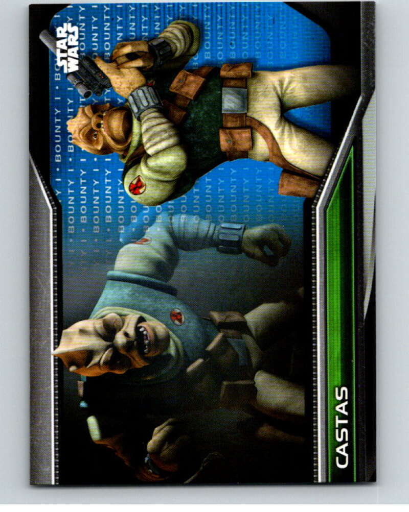 2021 Topps Star Wars Bounty Hunters #B1-85 Castas The Clone Wars V87461 Image 1