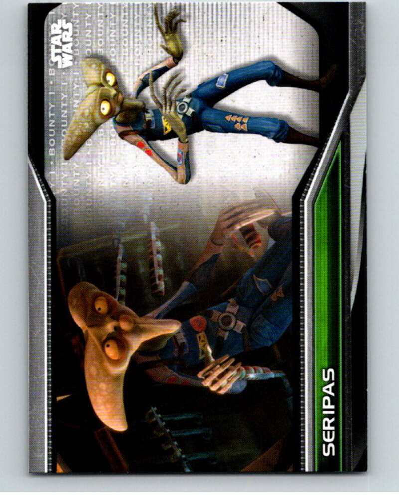 2021 Topps Star Wars Bounty Hunters #B1-89 Seripas The Clone Wars V87464 Image 1
