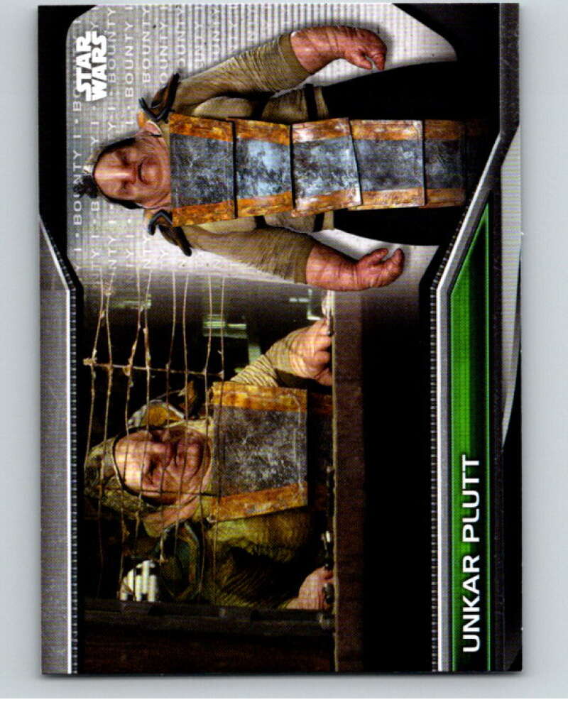 2021 Topps Star Wars Bounty Hunters #B1-93 Unkar Plutt The Force V87466 Image 1