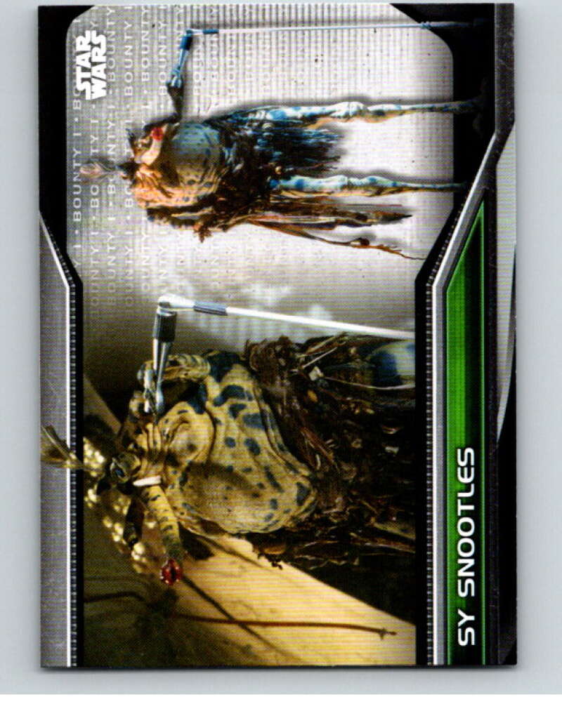 2021 Topps Star Wars Bounty Hunters #B1-99 Sy Snootles Return Jedi V87468 Image 1