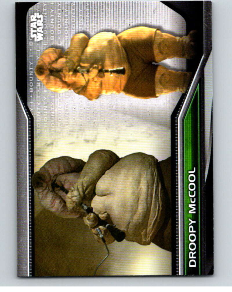 2021 Topps Star Wars Bounty Hunters #B1-100 Droopy McCool Return of V87469 Image 1