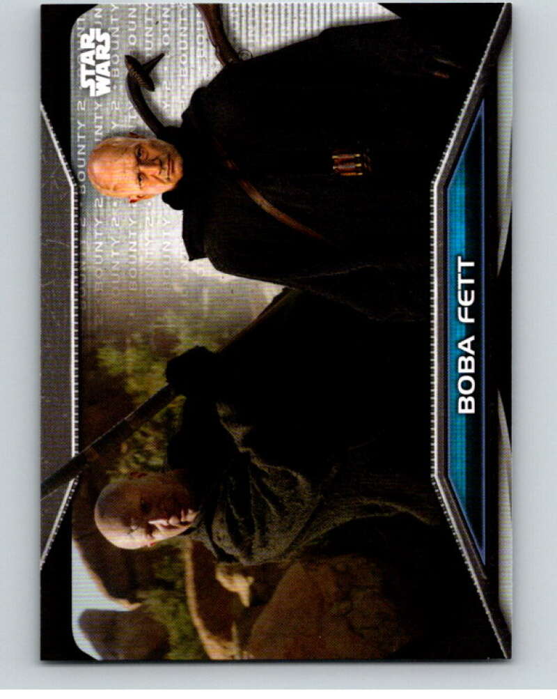 2021 Topps Star Wars Bounty Hunters #B2-11 Boba Fett The Mandalorian V87474 Image 1