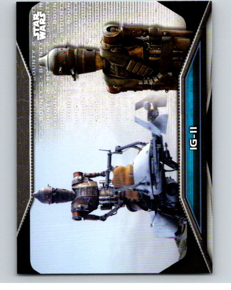 2021 Topps Star Wars Bounty Hunters #B2-28 IG-11 The Mandalorian V87476 Image 1