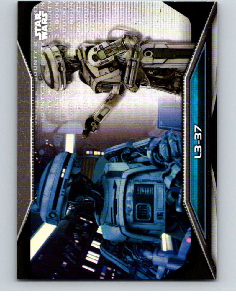 2021 Topps Star Wars Bounty Hunters #B2-41 L3-37 Solo: A Star Wars V87483 Image 1