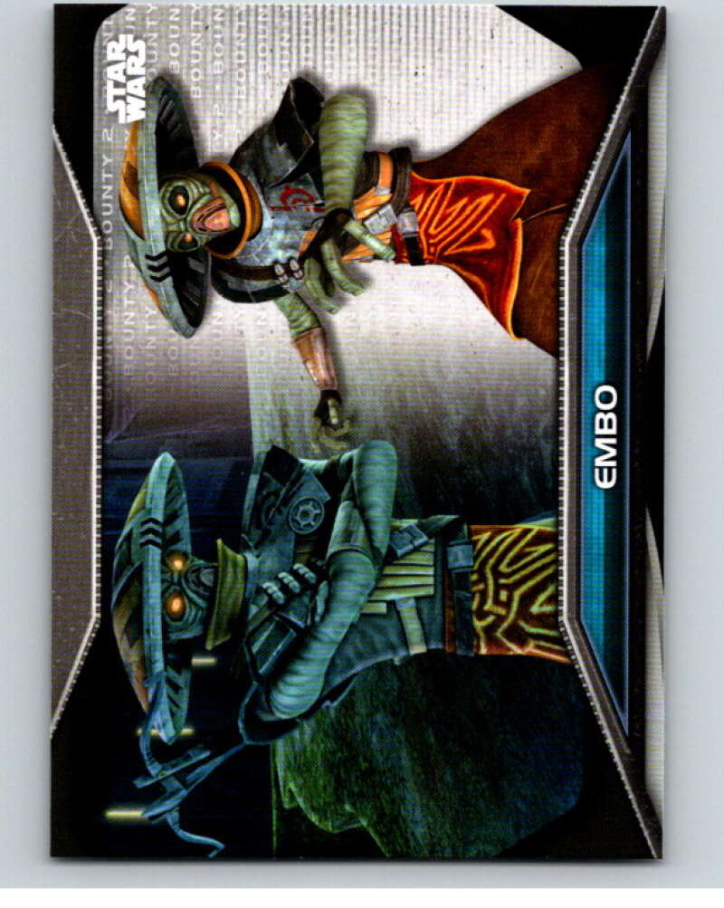 2021 Topps Star Wars Bounty Hunters #B2-81 Embo The Clone Wars V87499 Image 1