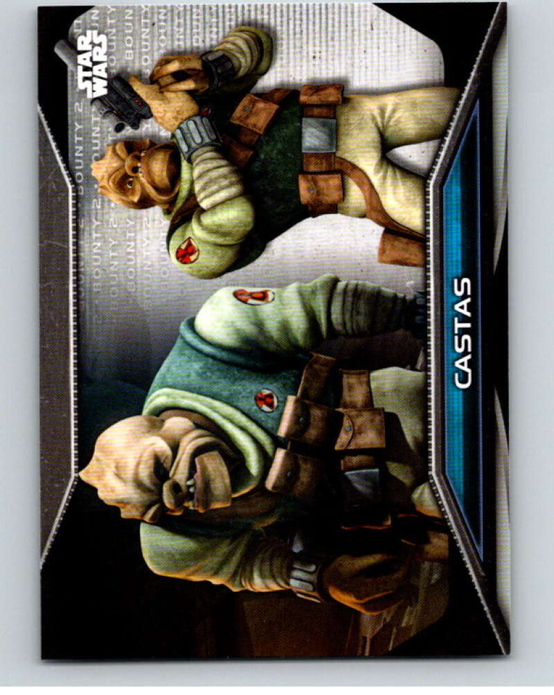 2021 Topps Star Wars Bounty Hunters #B2-85 Castas The Clone Wars V87500 Image 1