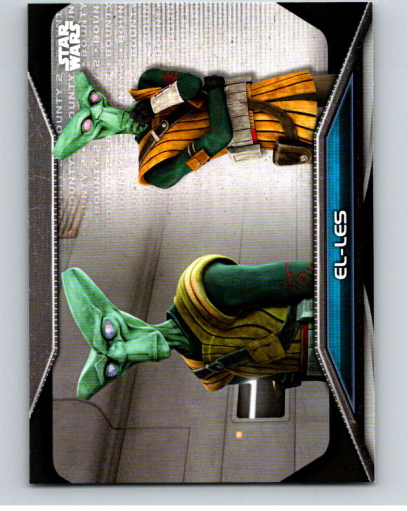 2021 Topps Star Wars Bounty Hunters #B2-87 El-Les The Clone Wars V87501 Image 1