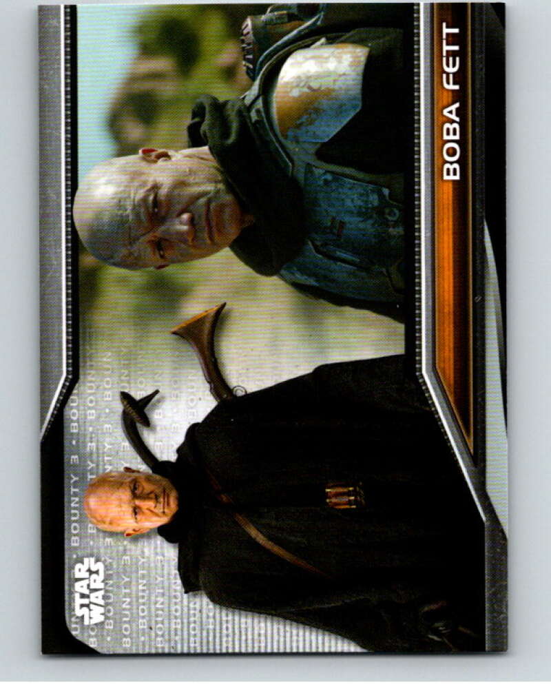 2021 Topps Star Wars Bounty Hunters #B3-11 Boba Fett The Mandalorian V87508 Image 1