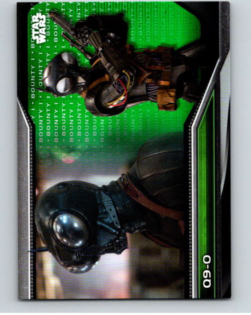 2021 Topps Star Wars Bounty Hunters Green #B1-59 Q9-0 60/150 V87518 Image 1