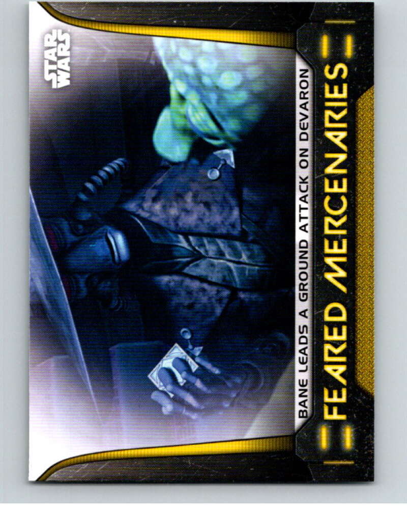 2021 Topps Star Wars Bounty Hunters Feared Cad Bane #IC4 V87531 Image 1