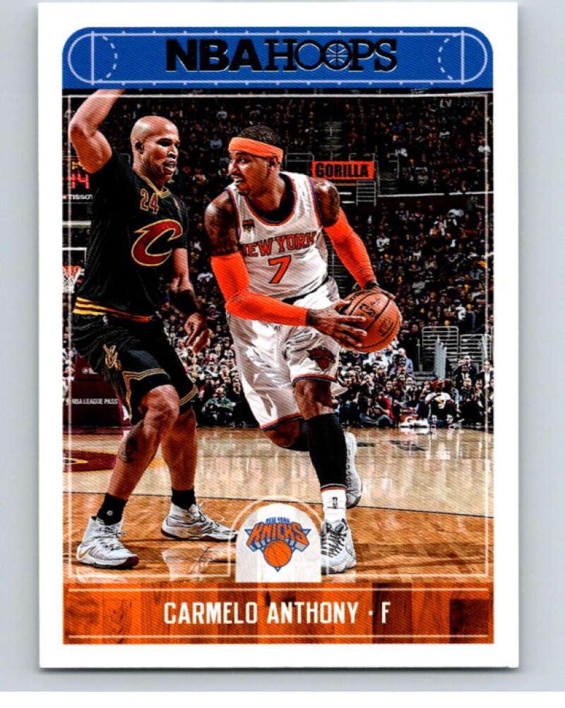 2017-18 Panini Hoops #99 Carmelo Anthony New York Knicks V87585 Image 1