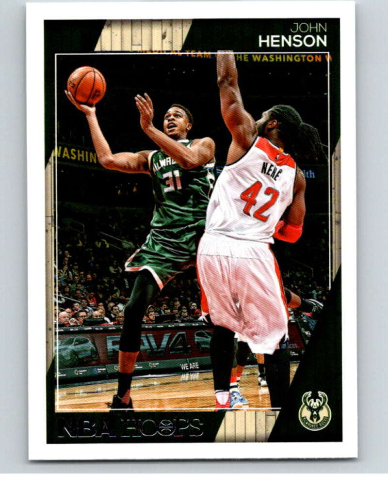 2016-17 Panini Hoops #164 John Henson Milwaukee Bucks V87716 Image 1