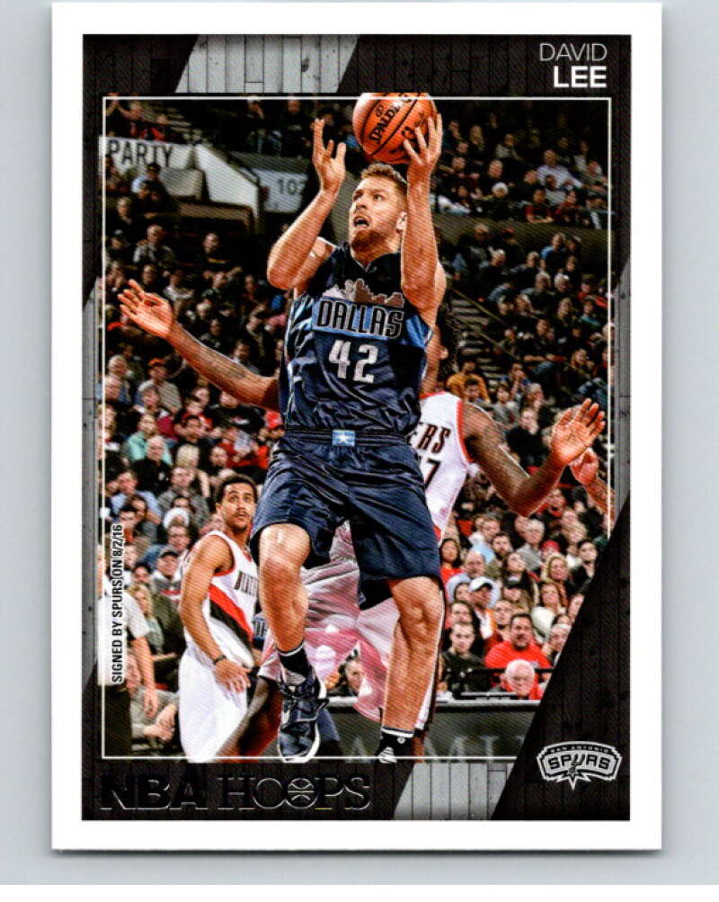 2016-17 Panini Hoops #234 David Lee San Antonio Spurs V87746 Image 1