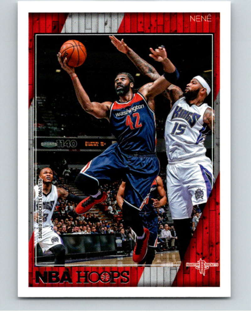 2016-17 Panini Hoops #256 Nene Houston Rockets V87756 Image 1