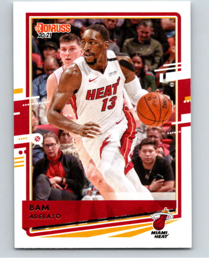 2020-21 Donruss #14 Bam Adebayo Miami Heat V87772 Image 1