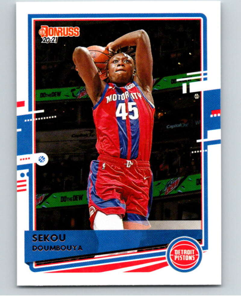 2020-21 Donruss #39 Sekou Doumbouya Detroit Pistons V87780 Image 1